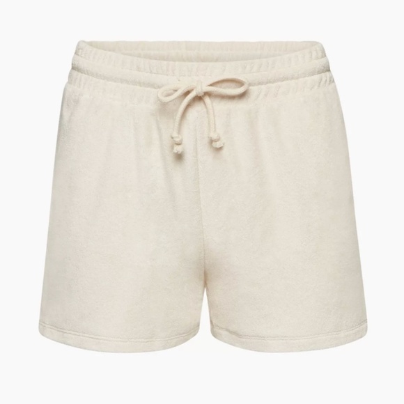 NEW Wilfred Free POPSICLE 3" SHORT Birch Color Vanilla Terry cloth Plus … - Picture 4 of 7